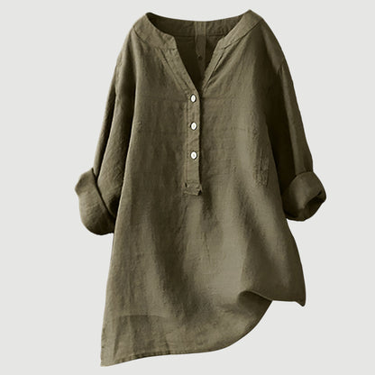 LINA | Blouse femme en lin légère et confortable