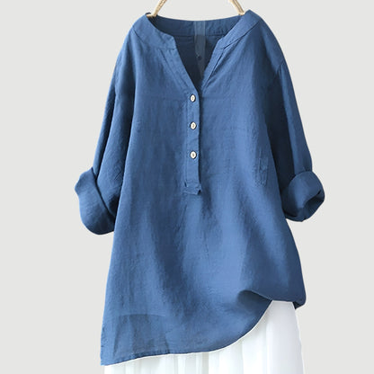 LINA | Blouse femme en lin légère et confortable
