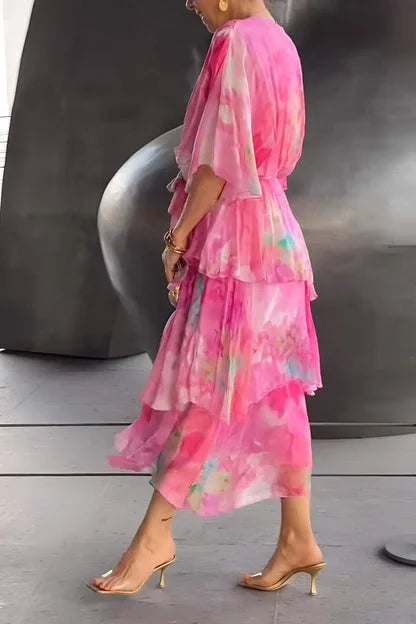Cassia – Elegancka sukienka z szyfonu