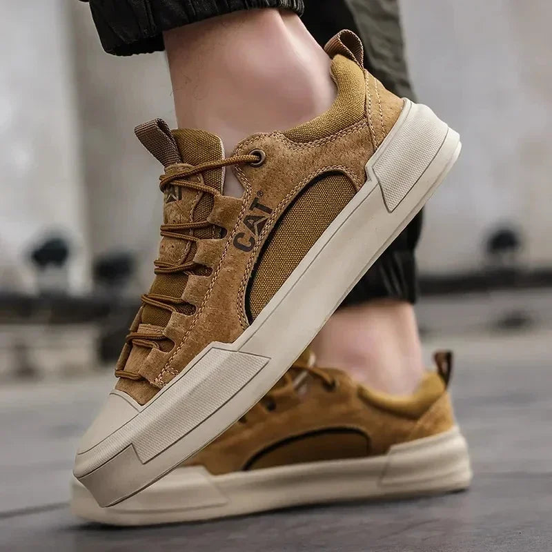 Kacper | Skórzane Sneakersy Premium