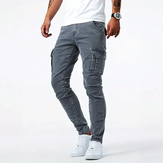 ELARA | jeansy cargo premium