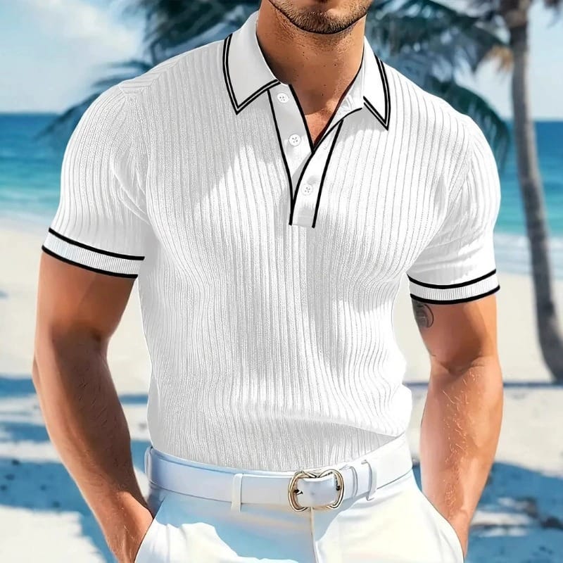 Henry | Wiskozowa Koszulka Polo