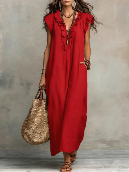Camellia | Letnia Sukienka Maxi