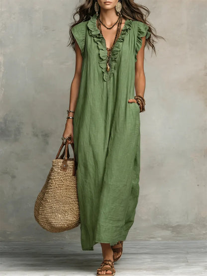 Camellia | Letnia Sukienka Maxi