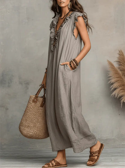 Camellia | Letnia Sukienka Maxi