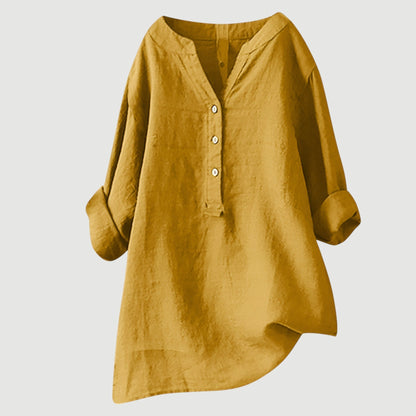 LINA | Blouse femme en lin légère et confortable