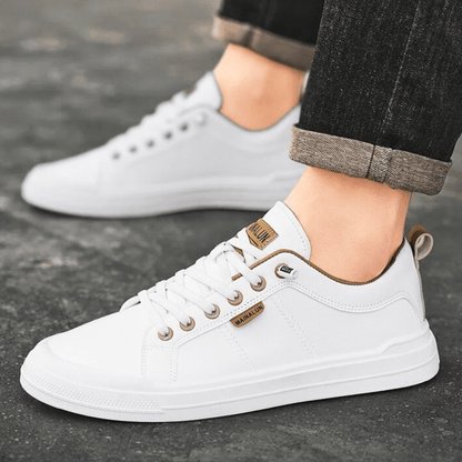 Konrad | Skórzane Sneakersy