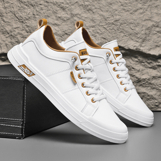 Konrad | Skórzane Sneakersy